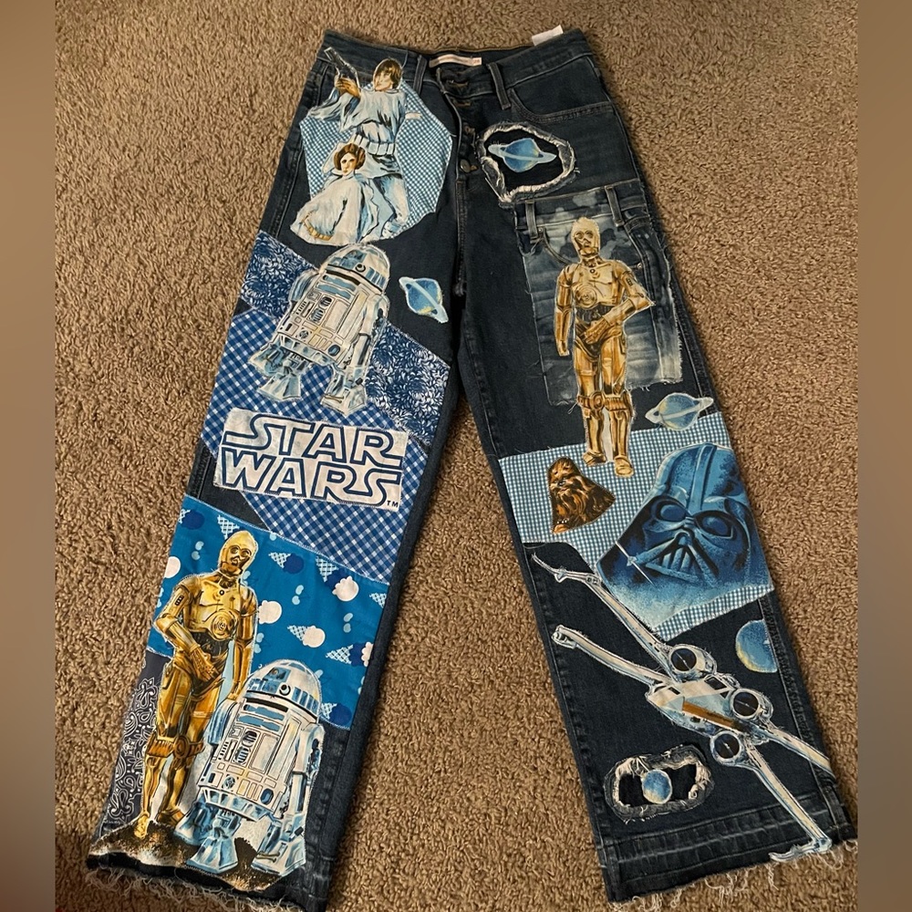 My Star Wars Jeans that I made :)